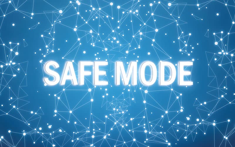 حالت safe mode ps5
