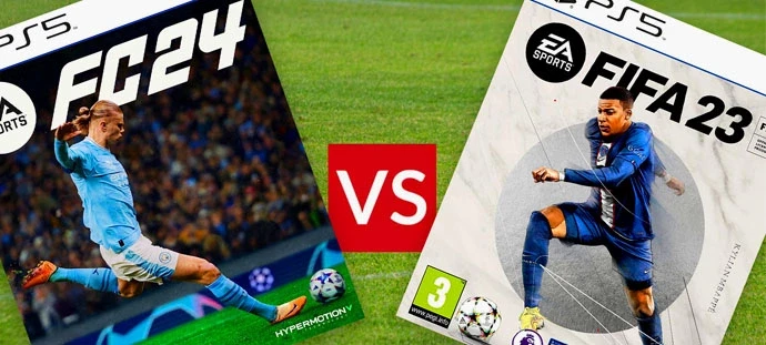 تفاوت FC 24 با FIFA 23